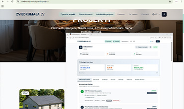 zviedrumaja.lv website