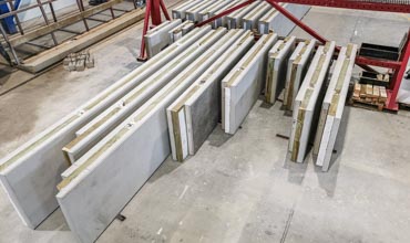 Plinth elements for farm in Latvia