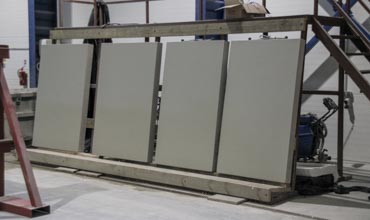 Utility enclosure partition walls