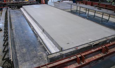Wall panel on work table