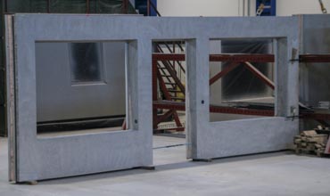 Three-layer precast concrete wall