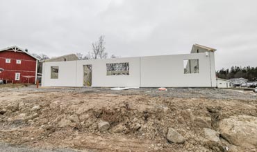 Standard precast concrete private house project