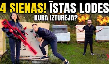 Sienu ballistikas tests