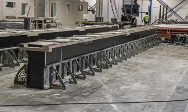 Lineāra tipa dzelzsbetona konstrukciju izgatavošana